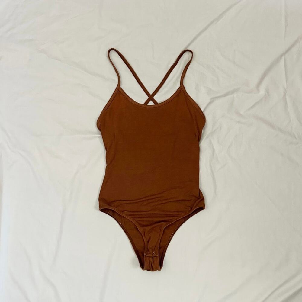 Sleeveless Low Back Bodysuit